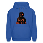 Duck Fiabetes Adult Unisex Comfort Hoodie - royal blue