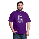 This Girl Runs On Jesus And Insulin Diabetes Awareness Unisex Classic T-Shirt - purple