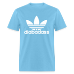 Diabadass 3 Leaf Diabetes Warrior Premium Unisex T-Shirt - aquatic blue