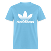 Diabadass 3 Leaf Diabetes Warrior Premium Unisex T-Shirt - aquatic blue