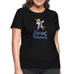 Ladies Fu** Diabetes Humor Premium Women's T-Shirt - black