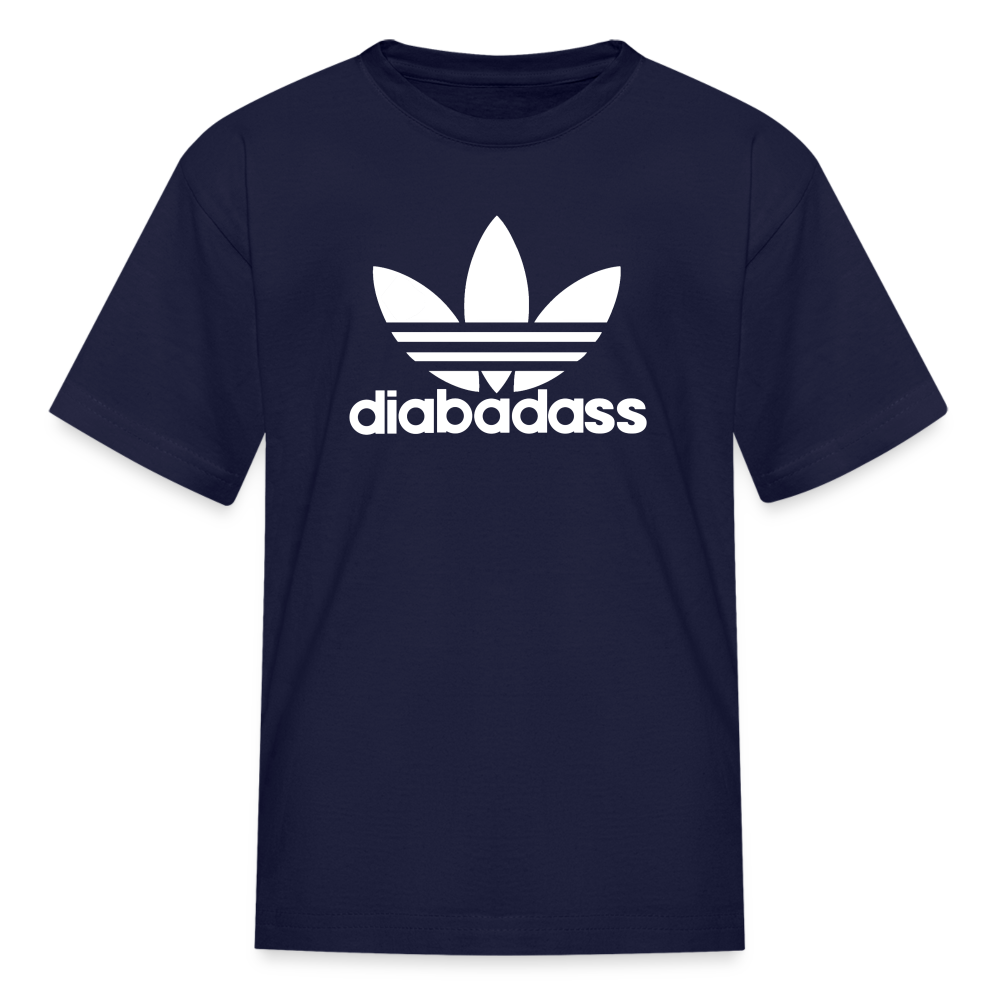 Diabadass Kids' Unisex Comfort T-Shirt - navy