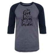 heather blue/navy