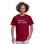 Insulin No-Makie Diabetic #Warrior Pride Funny T-Shirt - burgundy