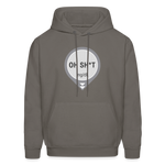 Dexcom Oh Sh*t Crash Alert Humor Humor Unisex Contrast Hoodie - asphalt gray