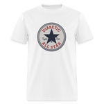 Type 1 All-Star Diabetic Morale Adult Unisex Ringspun Cotton T-Shirt - white