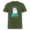 Diabetes Is Boo Sheet Funny Diabetic Halloween Humor Unisex T-Shirt - military green