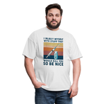 Be Nice To Diabetics Insulin Humor Unisex T-Shirt - white