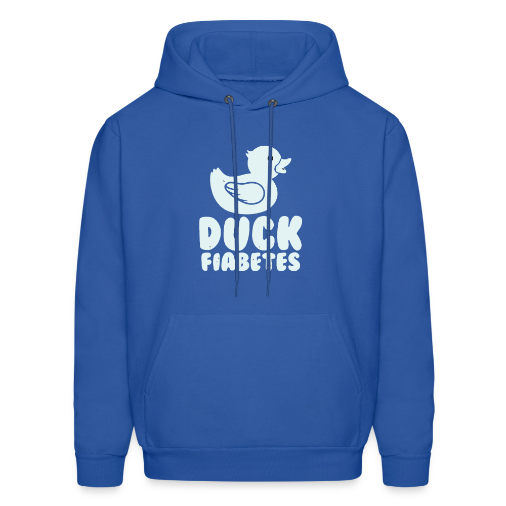 Duck Fiabetes Diabetic Humor Unisex Premium Comfort Hoodie - royal blue