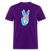 Faith Love Hope joy Peace cure Diabetes Awareness T-Shirt Unisex T-Shirt - purple