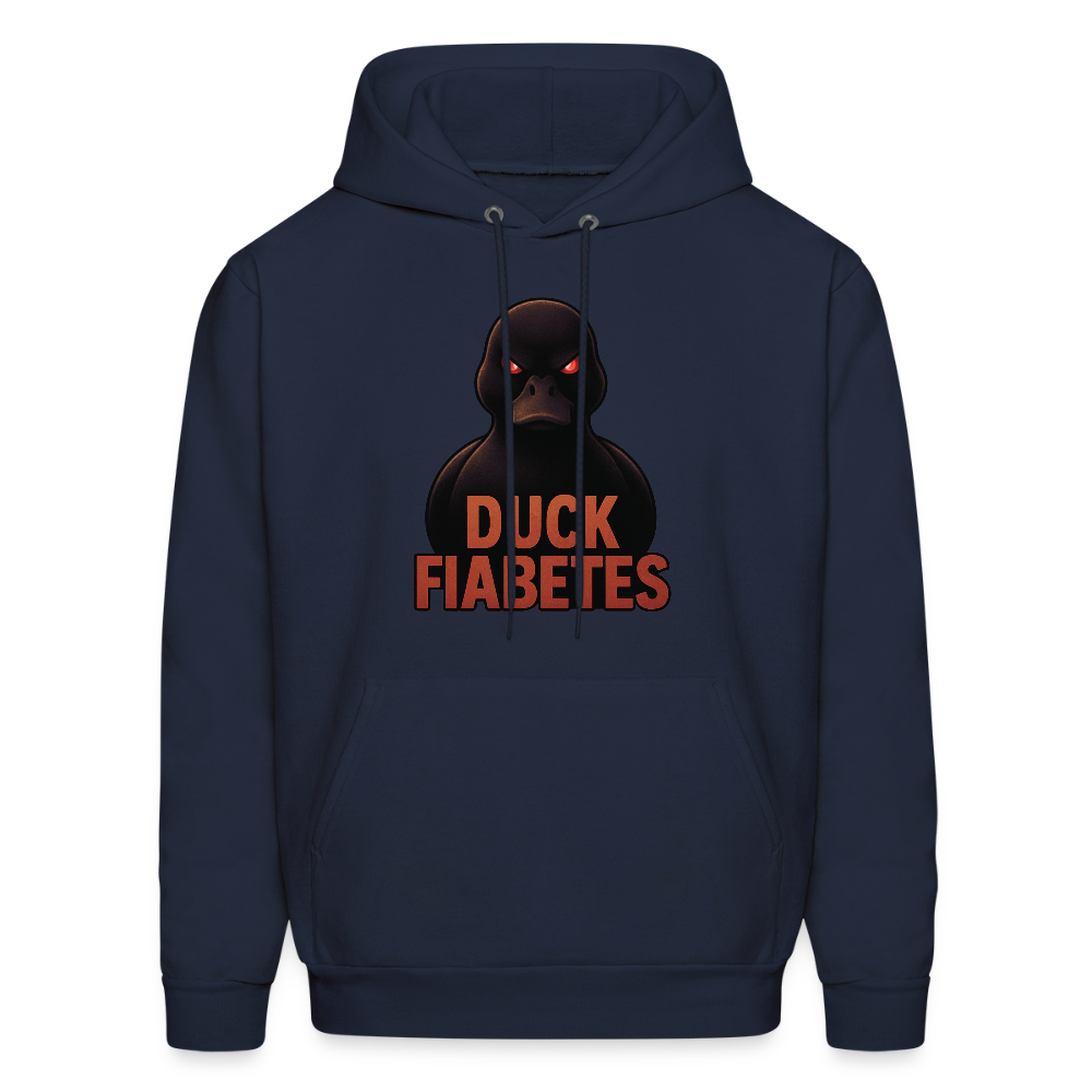 Duck Fiabetes Adult Unisex Comfort Hoodie - navy