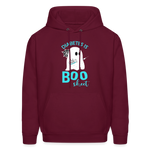 Diabetes Is Boo Sheet Humor Softstyle Unisex Hoodie - burgundy