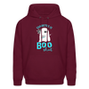 Diabetes Is Boo Sheet Humor Softstyle Unisex Hoodie - burgundy