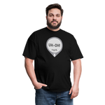 UH-OH! Dexcom Lows Alert Humor Adult Unisex T-Shirt - black