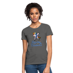 Ladies Fu** Diabetes Humor Premium Women's T-Shirt - charcoal