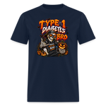 Type 1 Diabetes Bro Halloween Unisex Premium T-Shirt - navy