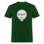Dexcom Oh Sh*t Crash Alert Humor Humor Unisex T-Shirt - forest green