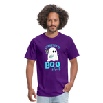 Diabetes Is Boo Sheet Funny Diabetic Halloween Humor Unisex T-Shirt - purple