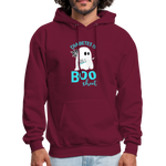 Diabetes Is Boo Sheet Humor Softstyle Unisex Hoodie - burgundy