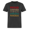 Proud Owner Of A Useless Pancreas Softstyle Unisex T-Shirt - heather black