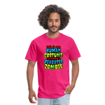 Human Costume Diabetic Zombie T-Shirt Halloween Humor : Unisex Tee Shirt - fuchsia