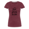 This Girl Runs On Jesus & Insulin Women’s Comfort T-Shirt - heather burgundy