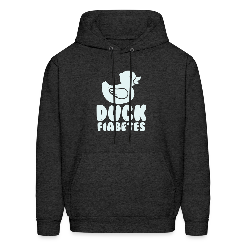 Duck Fiabetes Diabetic Humor Unisex Premium Comfort Hoodie - charcoal grey