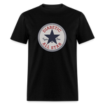 Type 1 All-Star Diabetic Morale Adult Unisex Ringspun Cotton T-Shirt - black