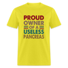 Proud Owner Of A Useless Pancreas Softstyle Unisex T-Shirt - yellow