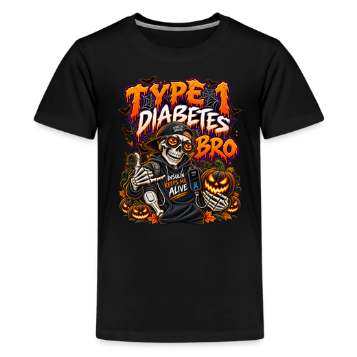 T1D BRO! Halloween Kids' & Youth Premium T-Shirt