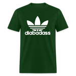 Diabadass 3 Leaf Diabetes Warrior Premium Unisex T-Shirt - forest green
