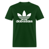 Diabadass 3 Leaf Diabetes Warrior Premium Unisex T-Shirt - forest green