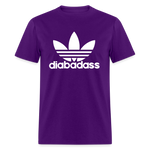 Diabadass 3 Leaf Diabetes Warrior Premium Unisex T-Shirt - purple