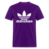 Diabadass 3 Leaf Diabetes Warrior Premium Unisex T-Shirt - purple