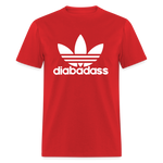 Diabadass 3 Leaf Diabetes Warrior Premium Unisex T-Shirt - red