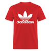 Diabadass 3 Leaf Diabetes Warrior Premium Unisex T-Shirt - red