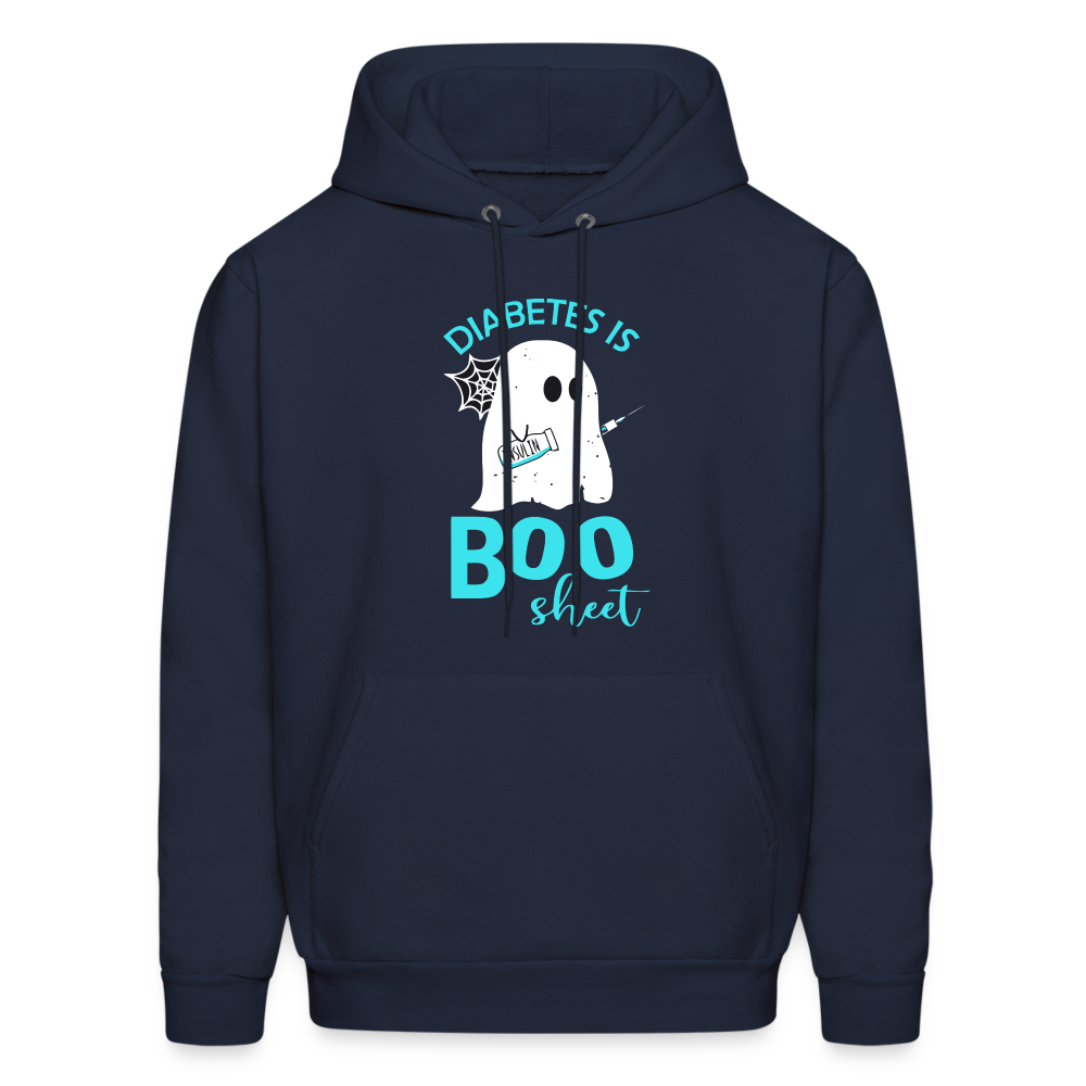 Diabetes Is Boo Sheet Humor Softstyle Unisex Hoodie - navy