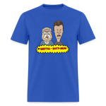 Beetus & Butthead Mashup Parody Diabetes Unisex Adult T-Shirt - royal blue