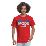 Insulin Mode "ON" Adult Diabetic Humor Unisex T-Shirt - red