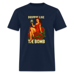 Droppin' Like The Bomb Diabetic Humor Unisex Comfort T-Shirt - navy