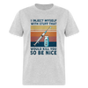 Be Nice To Diabetics Insulin Humor Unisex T-Shirt - heather gray