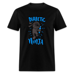 Diabetic Ninja Adult Premium Softstyle Unisex T-Shirt - black