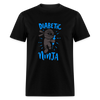 Diabetic Ninja Adult Premium Softstyle Unisex T-Shirt - black