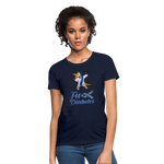 Ladies Fu** Diabetes Humor Premium Women's T-Shirt - navy