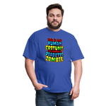 Human Costume Diabetic Zombie T-Shirt Halloween Humor : Unisex Tee Shirt - royal blue