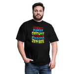 Human Costume Diabetic Zombie T-Shirt Halloween Humor : Unisex Tee Shirt - black