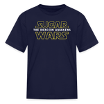 Sugar Wars "The Dexcom Awakens" (2021) Kids & Youth T-Shirt - navy