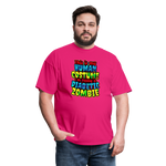 Human Costume Diabetic Zombie T-Shirt Halloween Humor : Unisex Tee Shirt - fuchsia