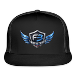 Freedom Band Snap Back Trucker Hat - black/black
