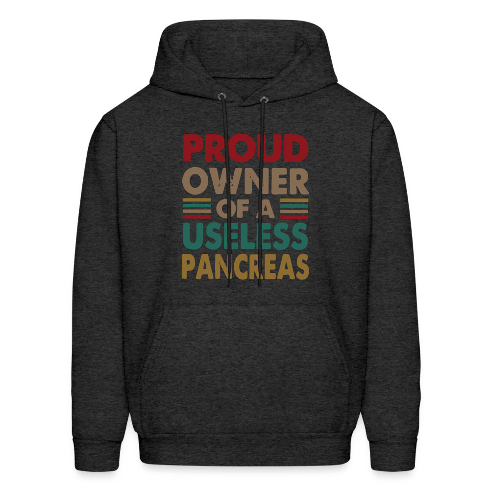 Proud Owner Of A Useless Pancreas Softstyle Unisex Hoodie - charcoal grey